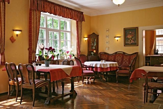 Der Frühstückstücksraum im Rhön-Hotel St. Georg