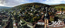 360° Ansicht von Bad Brückenau